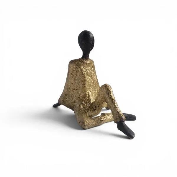 Moogoo Creative Africa Moogoo Creative Africa Bronze-Skulptur "Elegante Grazie" | Unikate | verschiedene Farben, Gold, – Produktbild 2 von 2