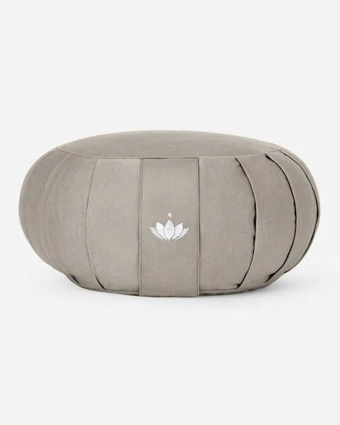 Lotuscrafts Lotuscrafts Zafu Meditationskissen Zen - Sitzhöhe 15cm - GOTS Zertifiziert, Light taupe, – Produktbild 3 von 4