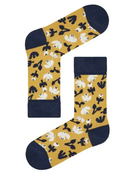 Natural Vibes Natural Vibes Socken Myriam Van Neste Collab Bio GOTS | Birds Herren Damen – Produktbild 2 von 4