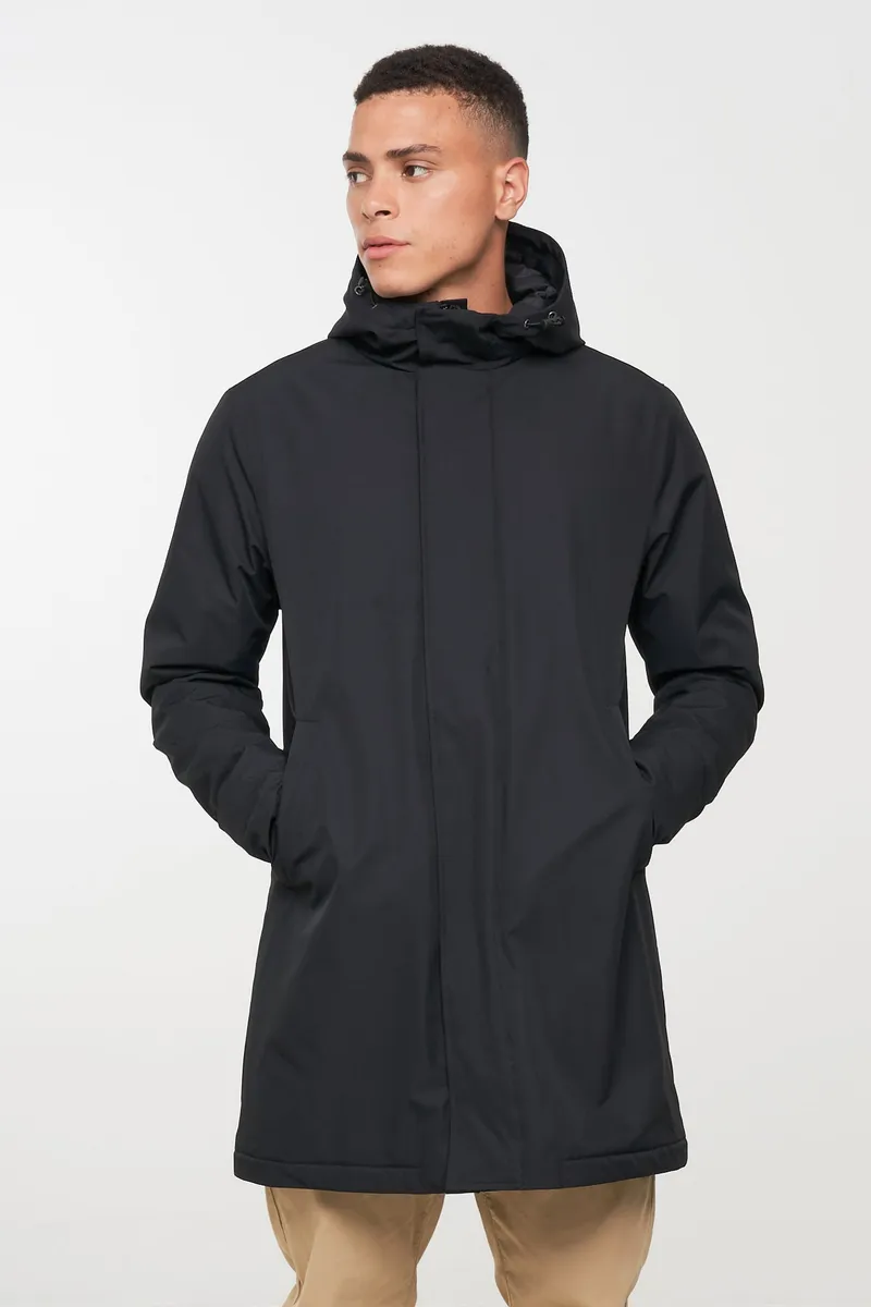 recolution Recolution Herren vegan Parka Teak Schwarz, Schwarz, – Produktbild 2 von 2