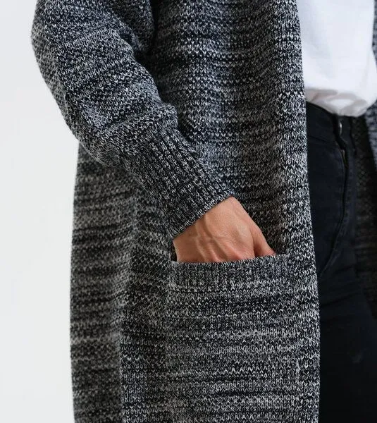 Gary Mash GARY MASH Oversize-Strickjacke Moline aus Biobaumwolle, Mélange (grau), – Produktbild 4 von 4