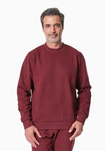ORGANICATION ORGANICATION SCOTT | Sweatshirt aus Bio-Baumwolle, Bordeaux, – Produktbild 1 von 3