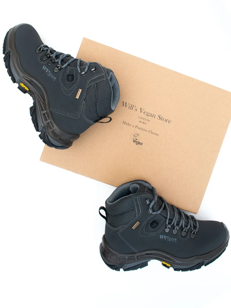 Will's Vegan Store Will's Vegan Store Herren vegan Wanderstiefel Wasserdicht Dunkelblau, Extra dunkelblau, – Produktbild 2 von 2