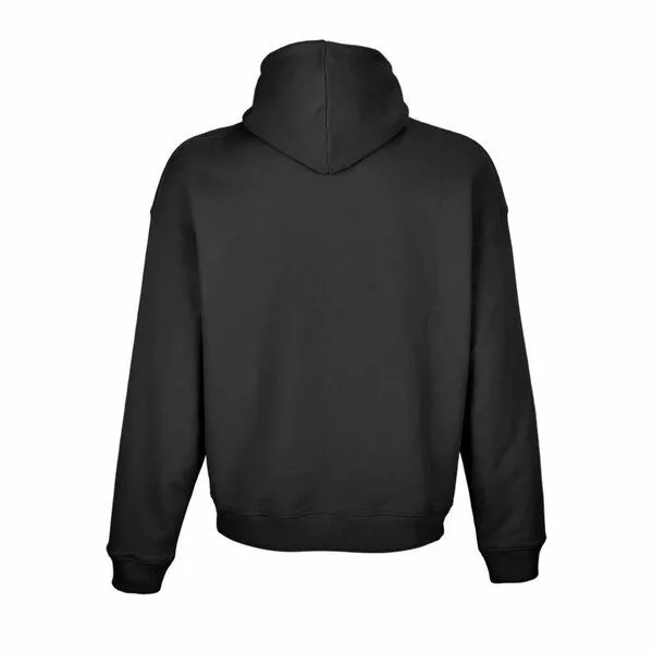 Sol's Sol's Unisex Oversize Pullover Hoddie, Schwarz, – Produktbild 1 von 4