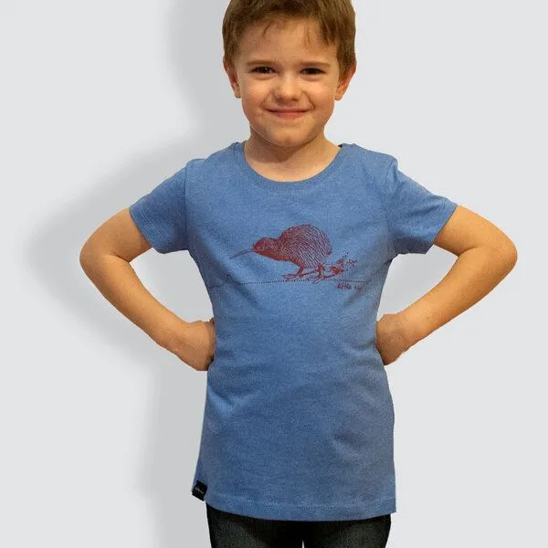 little kiwi little kiwi Kinder T-Shirt, "Kiwi", Green, – Produktbild 1 von 2