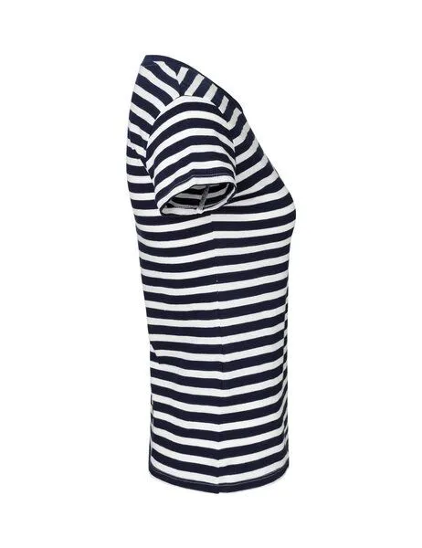 Neutral® - 3FREUNDE Neutral® - 3FREUNDE Frauen Fit T-Shirt, Stripe, – Produktbild 3 von 4