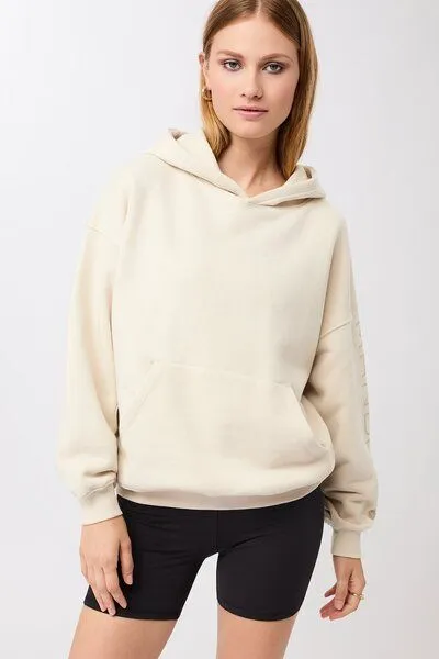 mandala mandala Basic Hoodie Signature, Morning (weiß), – Produktbild 3 von 4