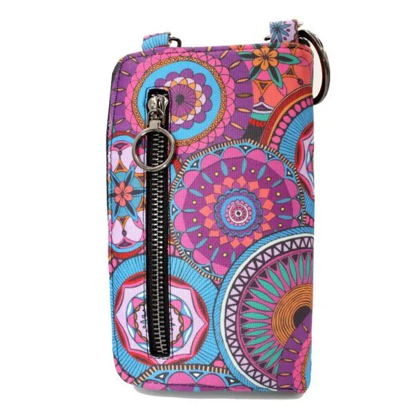 Seegarn Seegarn-Täschle / 2in1 Handy-Tasche und Geldbeutel (MB02), K1 - kette silber, – Produktbild 3 von 5