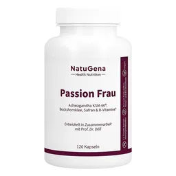 NatuGena NatuGena Passion Frau Ashwagandha+Safran+Maca+B6 Kapseln – Produktbild 1 von 1