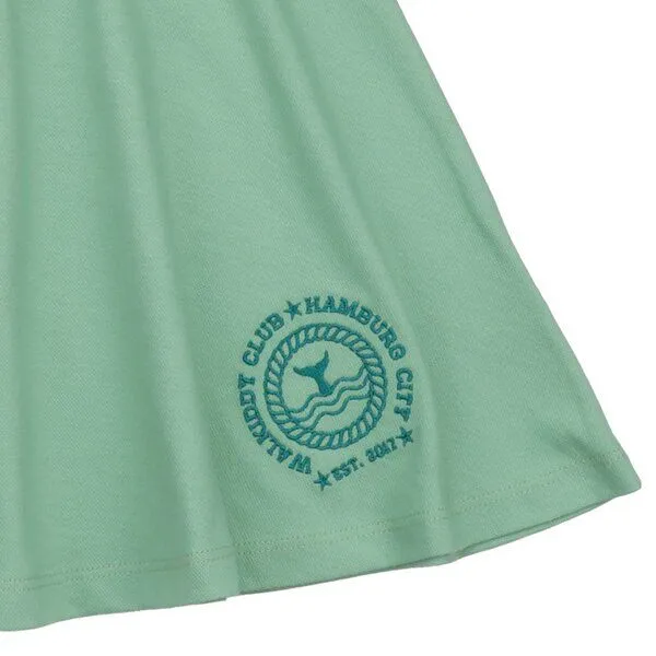 Walkiddy Walkiddy Kleinkinder Rock „Meadow“ hellgrün aus GOTS-zertifizierter Bio-Baumwolle, Blau, – Produktbild 2 von 2
