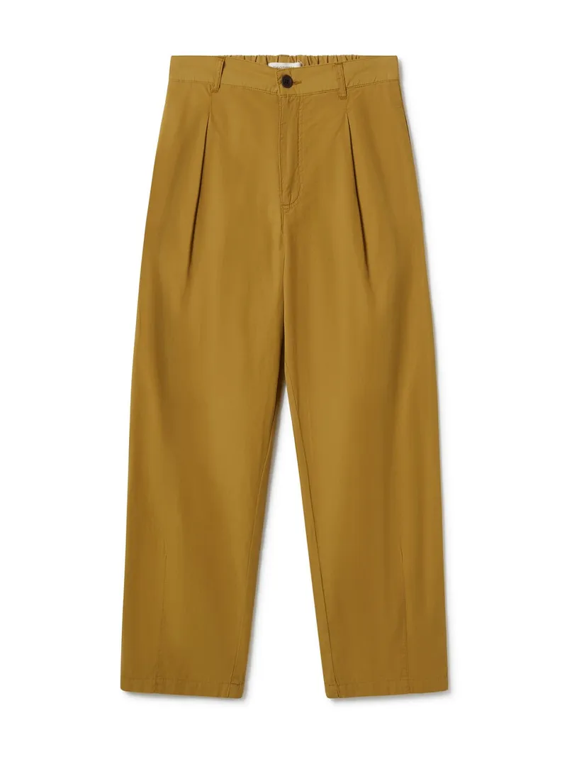 TWOTHIRDS TWOTHIRDS Damen vegan Hose Chiens Senfgelb, Dunkelgelb, – Produktbild 2 von 2