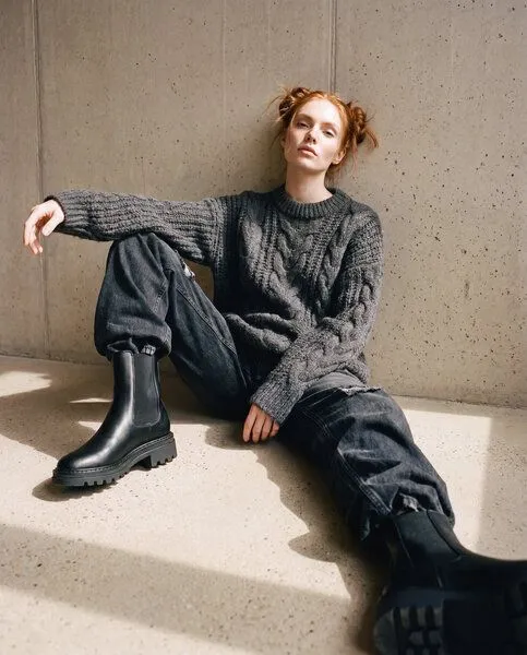 Nae Vegan Shoes Nae Vegan Shoes NAE | Kimber Veganer Chelsea-Boot, Schwarz, – Produktbild 2 von 4