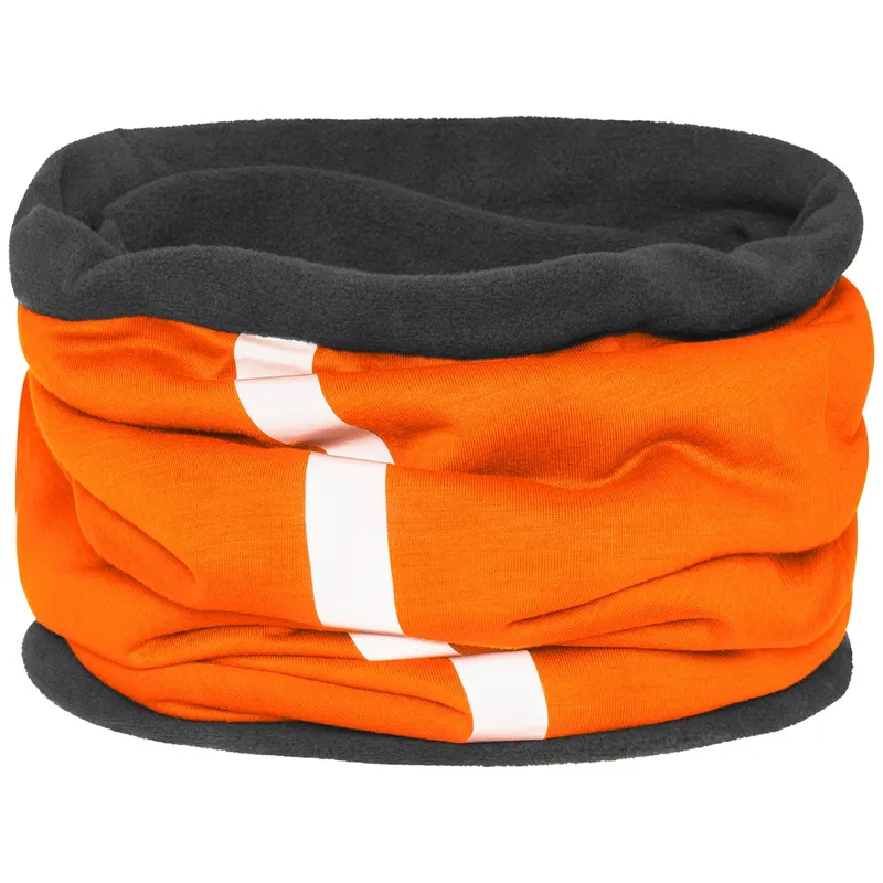 Myrtle Beach myrtle beach Winter Schlauchtuch mit reflektierendem Streifen MB7300 Einheitsgröße bright-orange/carbon – Produktbild 1 von 1