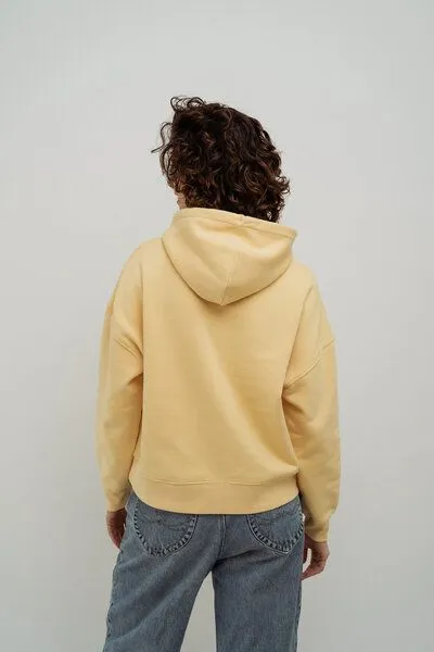 Kultgut Kultgut Biofair- Goodness Hoodie 100% Biobaumwolle / Clara, Warmgelb, – Produktbild 3 von 3