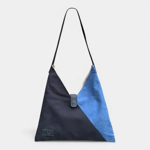 Dragolina Dragolina Schultertasche Hoshi-San, Anthrazit/jeansblau, – Produktbild 1 von 2