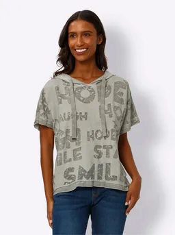heine heine T-Shirt Kapuzen-Shirt Kurzarm – Produktbild 1 von 1