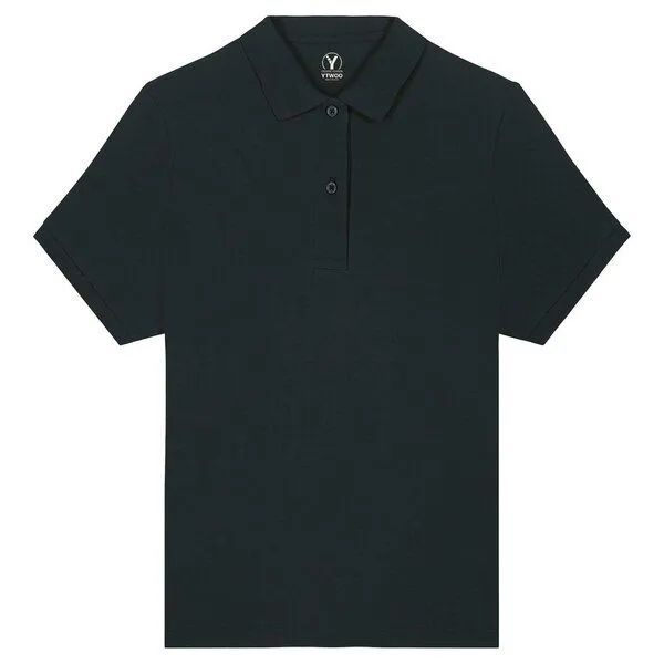 YTWOO YTWOO Klassiches Damen-Poloshirt, Schwarz, – Produktbild 2 von 4