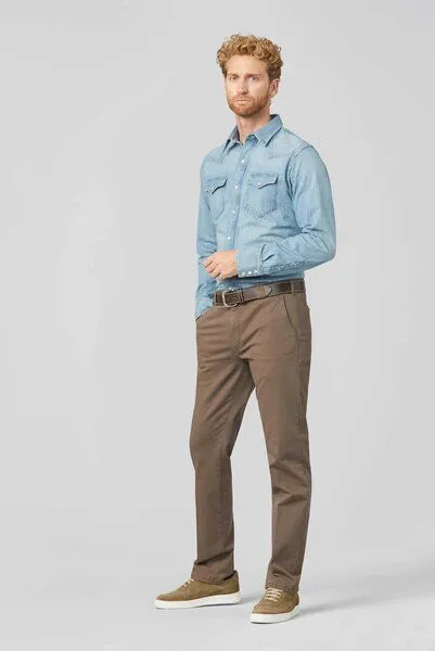 Meyer MEYER Soft Cotton Chino, Braun (stein), – Produktbild 3 von 5