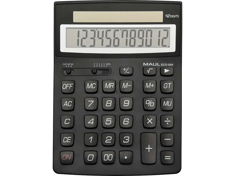 Maul Maul Solarrechner "Eco 950" schwarz – Produktbild 2 von 3