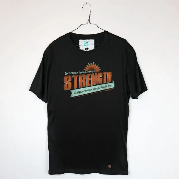 Gary Mash GARY MASH Shirt Strength aus Modal®-Mix, Schwarz, – Produktbild 3 von 4