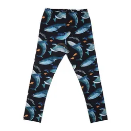 Walkiddy Kleinkinder Leggings GOTS zertifiziert, marineblau, Wal-Allover „Humpback Whale“, Bio-Baumwolle, weich – Walkiddy – Produktbild 1 von 1