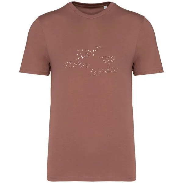 Greenspired Greenspired Basic Bio T-Shirt Skybirds Nr. 4 ( 155g/m²) XXS - 5 XL, Sienna, – Produktbild 1 von 1