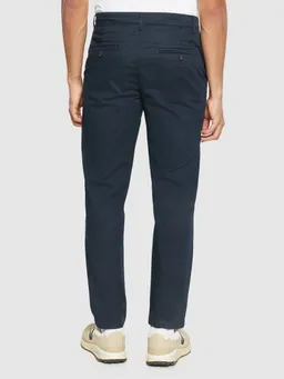 KnowledgeCotton Apparel KnowledgeCotton Apparel Herren vegan Hose Canvas Chuck Regular Total Eclipse Navy – Produktbild 1 von 1