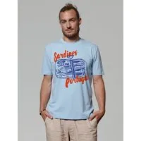 watapparel watapparel T-Shirt Unisex Sardines Portugal, Blue soul, – Produktbild 1 von 1