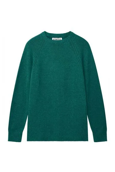 KOMODO Komodo Merino-Pullover mit Raglanärmel Modell: Christoff, Ivy (grün), – Produktbild 3 von 3