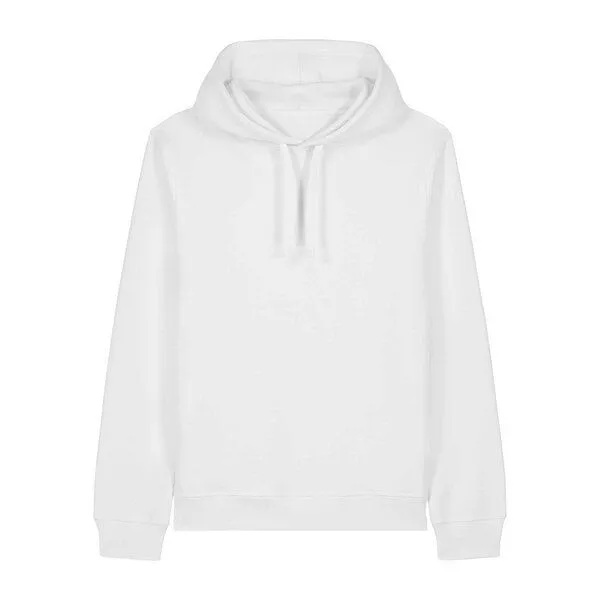 YTWOO YTWOO Unisex Kapuzenpullover mit Seitentaschen aus Bio Baumwolle und recyceltem PET, Weiß, – Produktbild 1 von 2