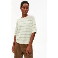ARMEDANGELS ARMEDANGELS STRIPE Damen Strickshirt aus Leinen-Mix, Undyed-foam, – Produktbild 1 von 1