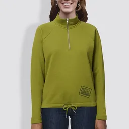 little kiwi little kiwi Damen Sweater mit Reißverschluss, "Kurz und gut" – Produktbild 1 von 1