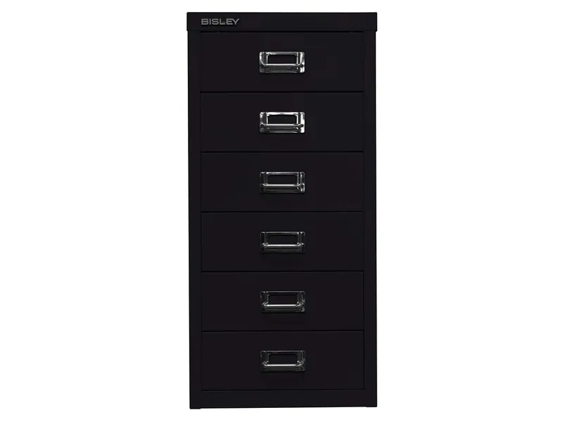 Bisley Bisley Schubladenschrank 6 Schübe, DIN A4 schwarz – Produktbild 1 von 1