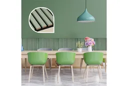 woodstore24 Akustikpaneele, schallabsorbierend, grün auf schwarzem Filz, Abmessung: 60 x 60 cm – Produktbild 1 von 1