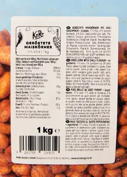 KoRo Geröstete Maiskörner mit Chili 1 kg – Produktbild 1 von 1