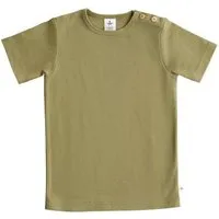 Leela Cotton Baby Kinder Kurzarmshirt Bio-Baumwolle T-shirt "Leela Cotton", Oliv, – Produktbild 1 von 1