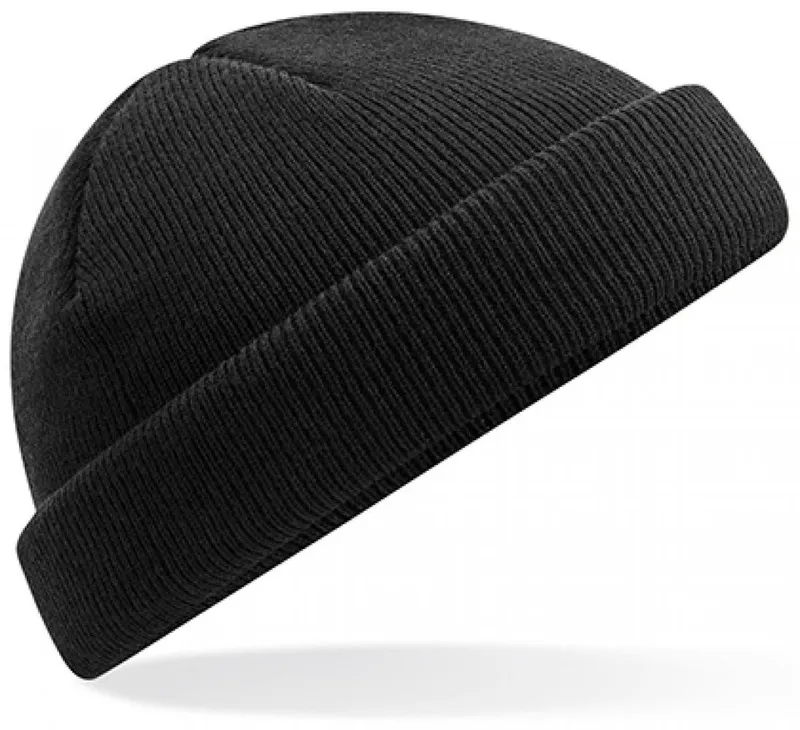 Beechfield Beechfield Bommelmütze Recycled Mini Fisherman Beanie - 100% recycelter Polyester, Black, – Produktbild 1 von 4