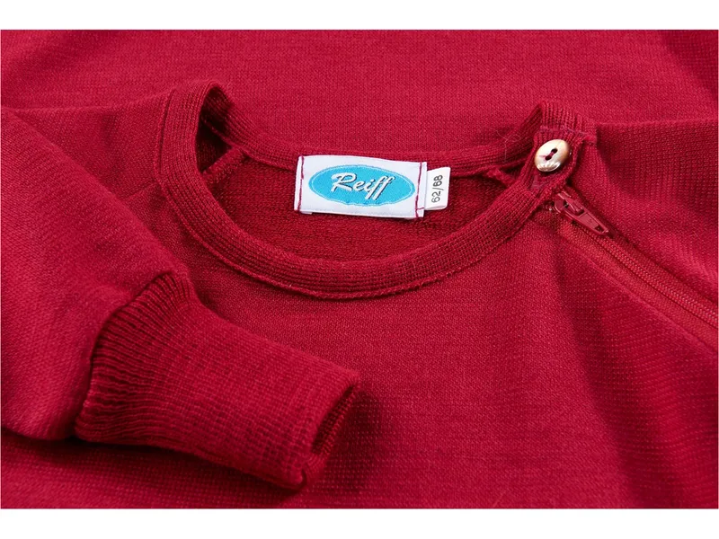 Reiff Strickwaren Reiff Strickwaren Schlafsack Baby Wolle Seide burgund (62 cm), Rot, – Produktbild 2 von 2