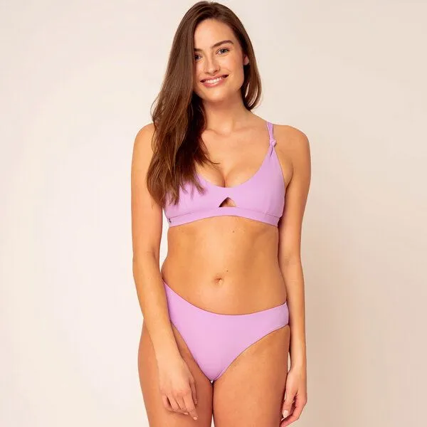 Woodlike Ocean Woodlike Ocean Coral Bustier Top - Uni, Lila, – Produktbild 4 von 4