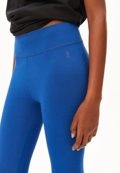 ARMEDANGELS ARMEDANGELS FARIBAA Damen Leggings aus Bio-Baumwoll Mix, Dynamo blue, – Produktbild 4 von 5