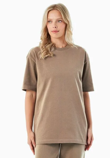 ORGANICATION ORGANICATION TUSSEM | Essentials Travel Unisex T-Shirt aus Bio-Baumwolle, Gravel, – Produktbild 3 von 4