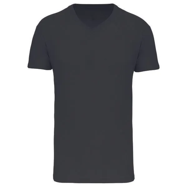 Greenspired Greenspired Basic Unisex Bio V Neck T- Shirt 145 g/m² S - 5 XL, Schwarz, – Produktbild 1 von 1