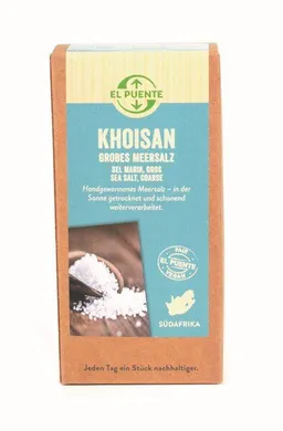 El Puente El Puente Khoisan Grobes Meersalz | Fair Trade | Vegan | Glutenfrei – Produktbild 1 von 1