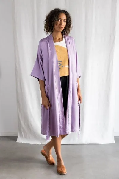 Jyoti - Fair Works Jyoti - Fair Works Modal Cardigan Rohani, Flieder, – Produktbild 1 von 4