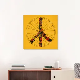 Photocircle Photocircle Poster / Leinwandbild - Peace and Bike – Produktbild 1 von 1