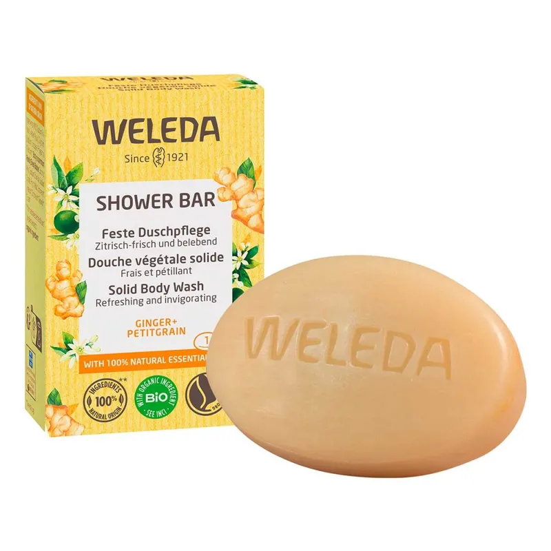 Weleda Weleda Shower Bar Feste Duschpflege Ginger – Produktbild 4 von 4