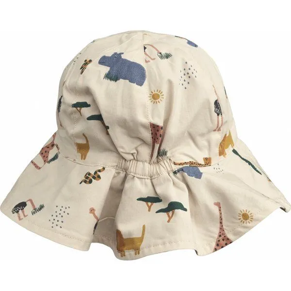 Liewood Liewood Amelia Reversible Sun Hat Safari Sandy Mix 2 Designs zum wenden – Produktbild 2 von 4