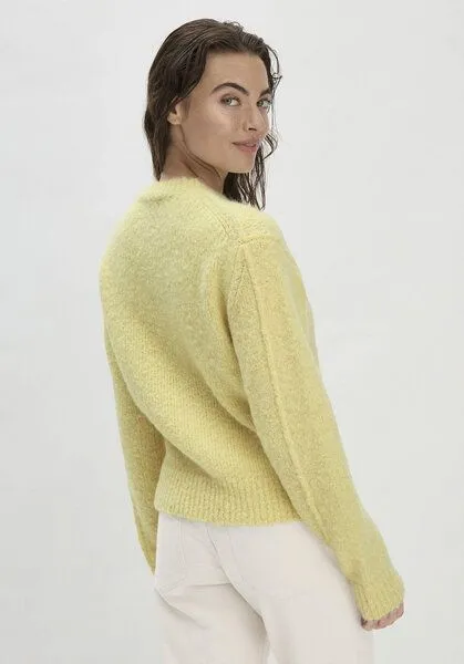 hessnatur hessnatur Pullover Relaxed aus Alpaka mit Bio-Baumwolle, Zitronengras, – Produktbild 2 von 4