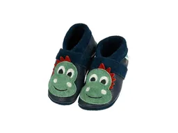 Pantolinos Pantolinos Baby und Kinder Lederpuschen Krabbelschuhe Drache distel/inka – Produktbild 1 von 1