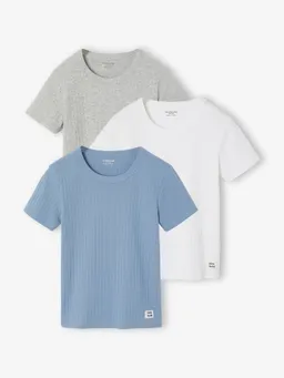 Vertbaudet 3er-Pack T-Shirts aus Rippjersey Jungen – Produktbild 1 von 1